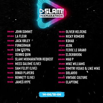 2024-06-14 - Sam Feldt - SLAM! MixMarathon