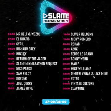 2024-09-27 - Huxley - SLAM! MixMarathon