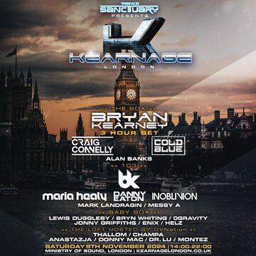 2024-11-09 - Bryan Kearney @ Trance Sanctuary Pres. Kearnage, Ministry Of Sound, London